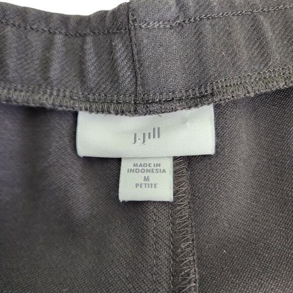 J. Jill Womens Pull On Bootcut Pants Petite Size Medium P Gray Stretch Knit Seam - Picture 6 of 12